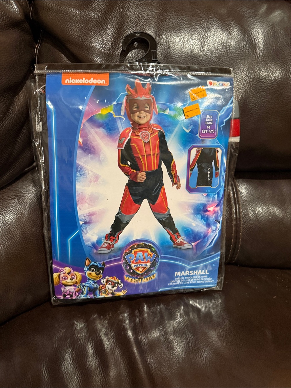PAW Patrol Marshall Deluxe Halloween Costume Size 3T/4T NEW